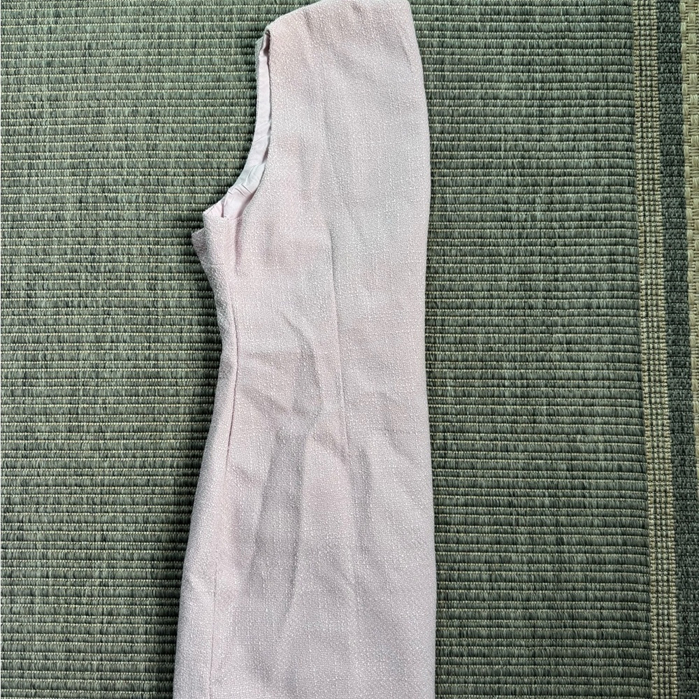 Elegant Light Pink Midi Dress - Picture 2 of 4